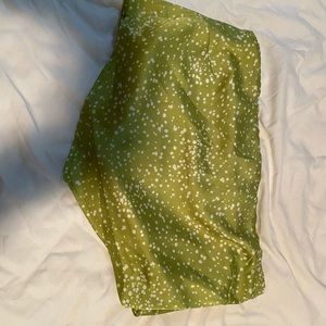 Lime green bandeau top